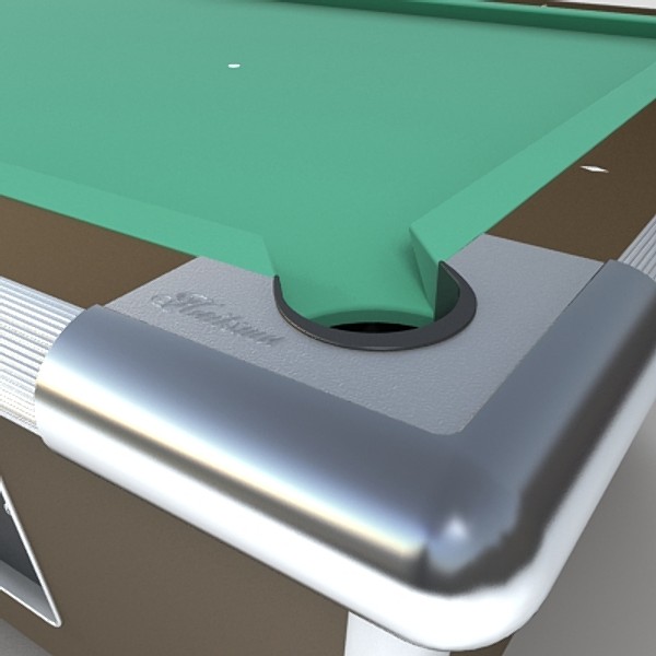 pool table arcade 3d model - pool table arcade by monkeyodoom